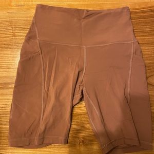 Lululemon align 8” shorts with pocket